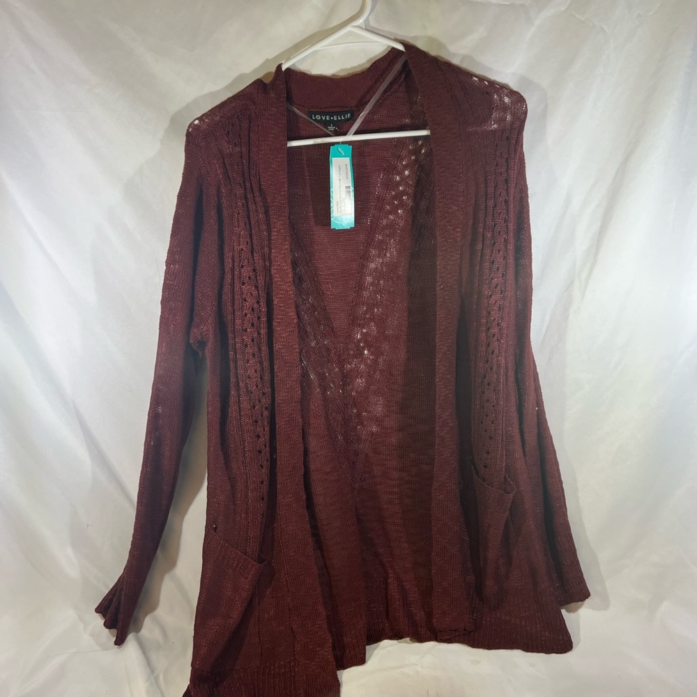 Love Tree Women's Rich Brown Cardigan